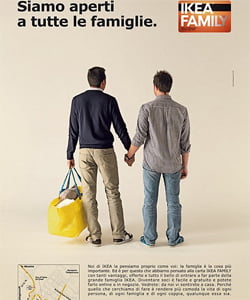 ikeagayad IKEA unveils gay ad in Italy
