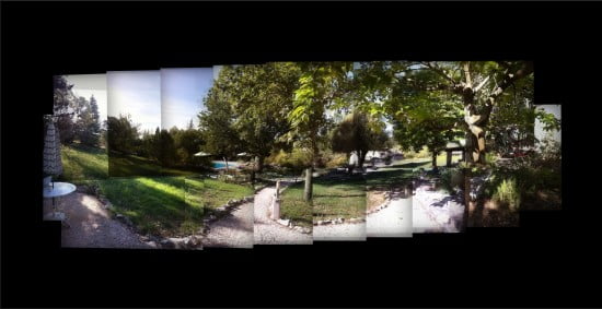 La vue depuis la maison de Paul et Jacques Panorama