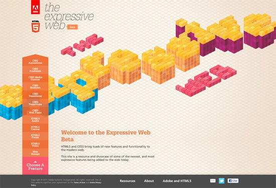 HTML5 and CSS3 - Adobe - The Expressive Web - Beta HTML5 and CSS3 - Adobe - The Expressive Web - Beta