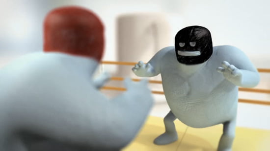 Blu Tac Wrestlers Blu Tac Wrestlers