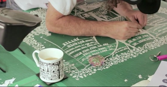Rob Ryan Victorinox goes paper cutting with Rob Ryan