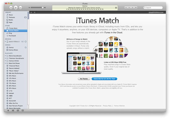iTunes Match Apple launches iTunes Match in the UK