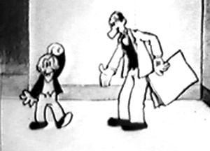 English: Mutt and Jeff in "Dog Gone"...