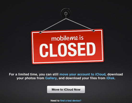 RIP, MobileMe RIP, MobileMe