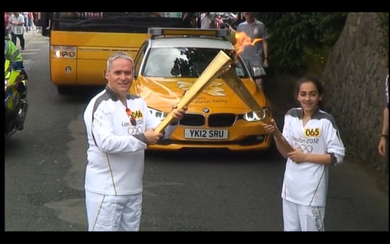 Olympic Torch in Sevenoaks, Kent Olympic Torch in Sevenoaks, Kent