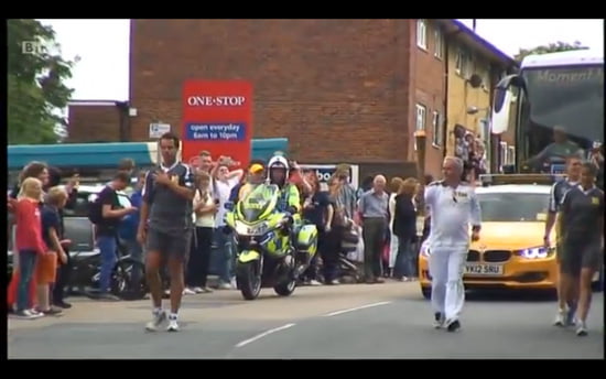 Olympic Torch in Sevenoaks, Kent Olympic Torch in Sevenoaks, Kent