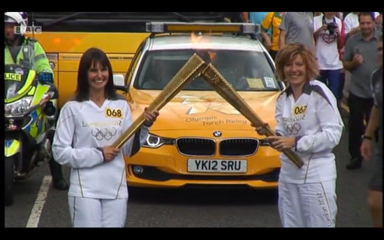 Olympic Torch in Sevenoaks, Kent Olympic Torch in Sevenoaks, Kent