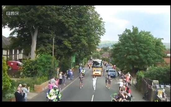 Olympic Torch in Sevenoaks, Kent Olympic Torch in Sevenoaks, Kent