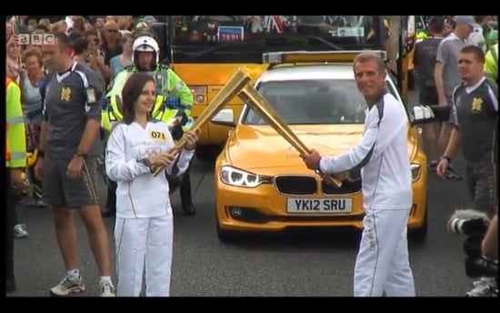 Olympic Torch in Sevenoaks, Kent