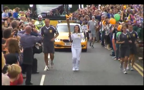 Olympic Torch in Sevenoaks, Kent Olympic Torch in Sevenoaks, Kent