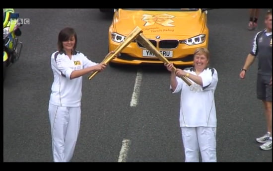 Olympic Torch in Sevenoaks, Kent Olympic Torch in Sevenoaks, Kent