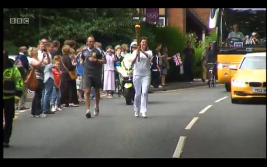 Olympic Torch in Sevenoaks, Kent Olympic Torch in Sevenoaks, Kent