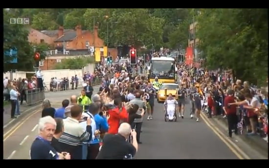 Olympic Torch in Sevenoaks, Kent Olympic Torch in Sevenoaks, Kent