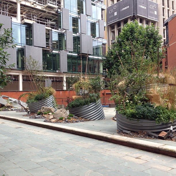 Mario's garden at OXO Tower