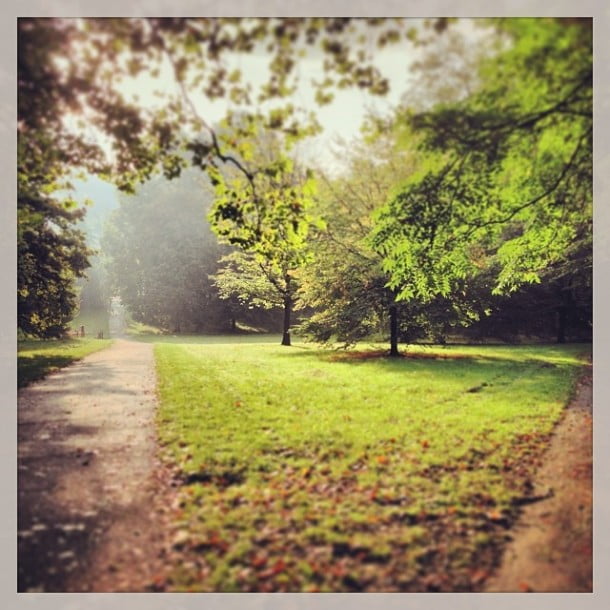 Lovely Autumn day in Hyde Park. via Instagram 