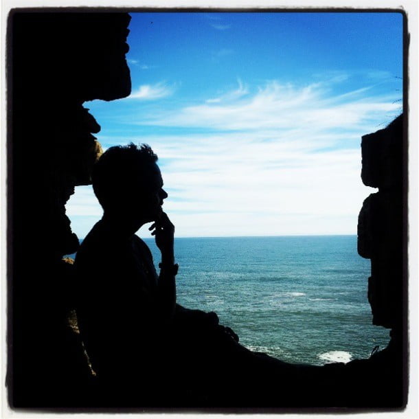 Sea, Castle, Scotland by Melissa Dickerson