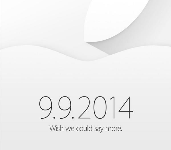 Apple makes September 9 event official