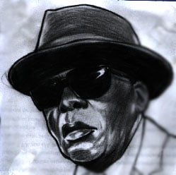 john lee hooker by mertomando