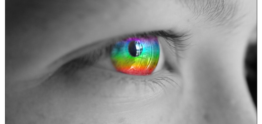 Rainbow Eyes by Unidan