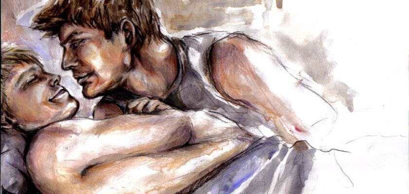 Brian and Justin- QAF by ~straysod