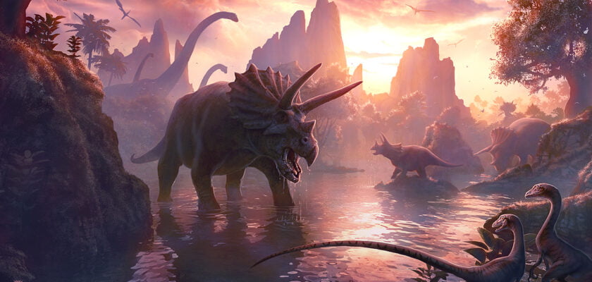 Cretaceous Sunset by *kerembeyit