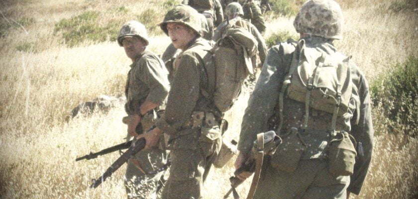 With the Marines... by ~goldenhide