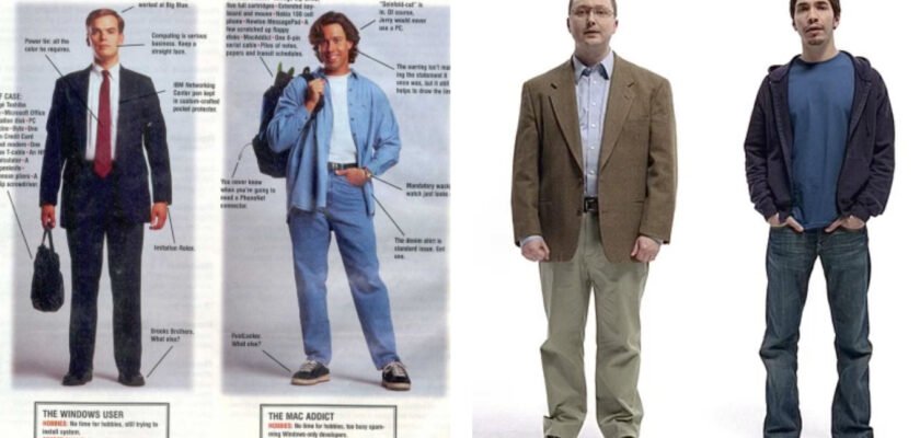 The origin of I’m a Mac, I’m a PC