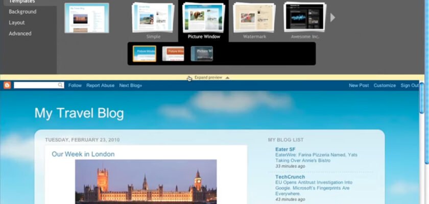 Introducing the Blogger Template Designer