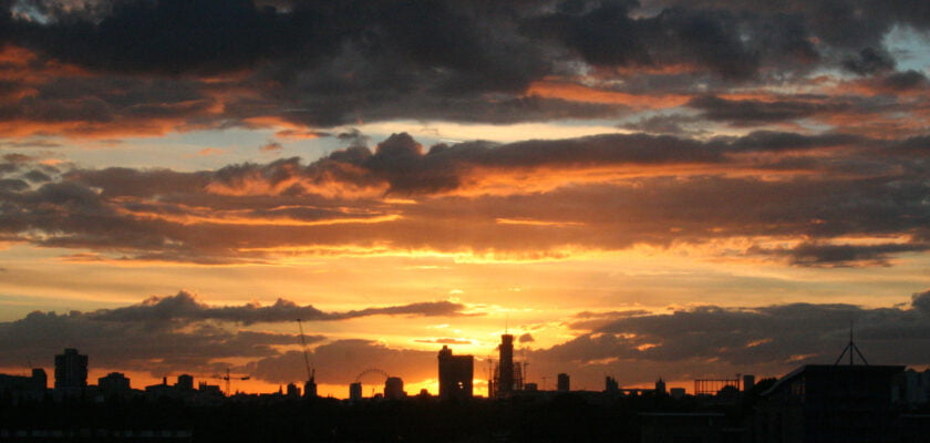 Flame grilled sunset over London by IanVisits