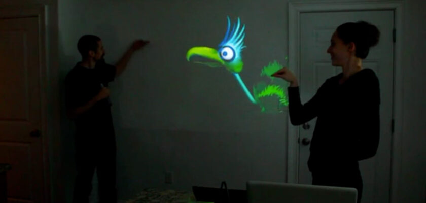 Interactive Puppet Prototype with Xbox Kinect