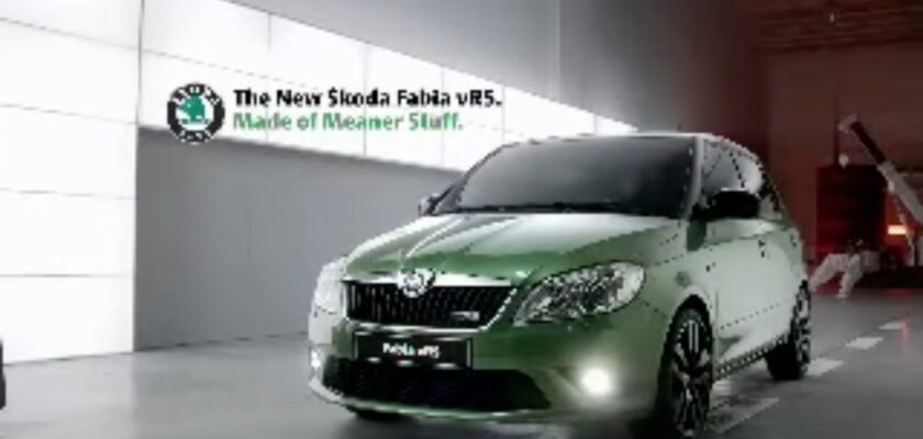 Skoda Fabia vRS Mean Green TV commercial