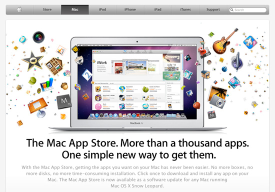 Apple launch the Mac App Store!