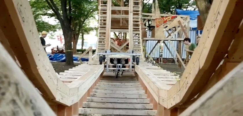 Why? Because they built their own rollercoaster!