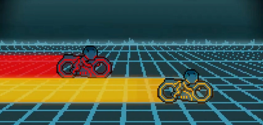 Tron Legacy 8 bit by Pierre Manry