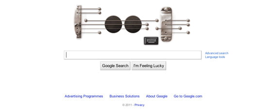Google Doodle - Les Paul