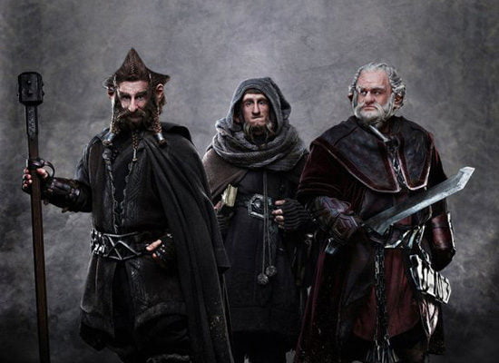 The Hobbit's Nori, Dori, and Ori