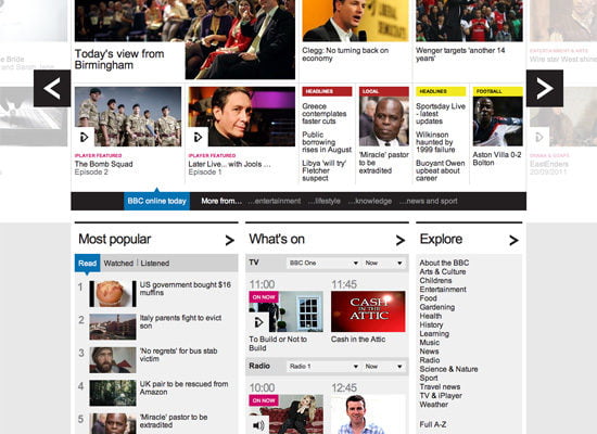 BBC - Homepage - Beta Version