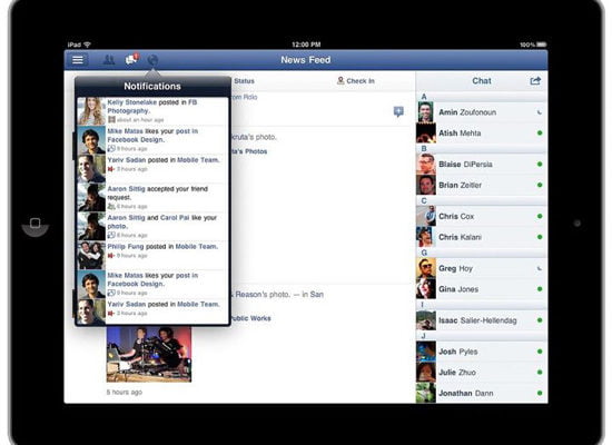 Introducing Facebook for iPad