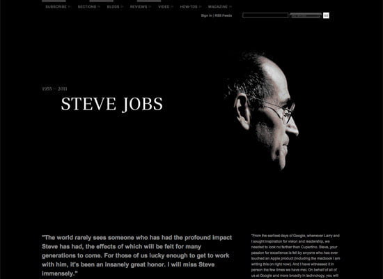 Wired.com remember Steve Jobs (2011-10-06)