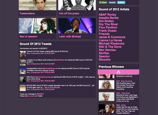 BBC - Sound of - 2012 - Home (20111205)