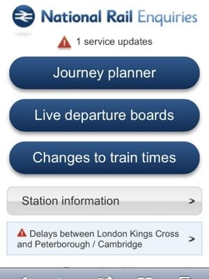 National Rail Enquiries' new mobile site is up and running!