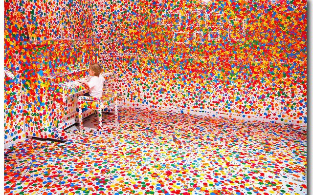 Yayoi Kusama’s ‘The obliteration room’