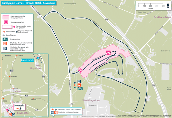 Brands Hatch | Sevenoaks | Olympic Travel Advice | Get Ahead of the Games