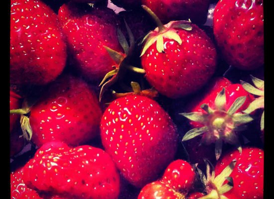 "Strawberries!" (taken at Sevenoaks Railway Station (SEV))