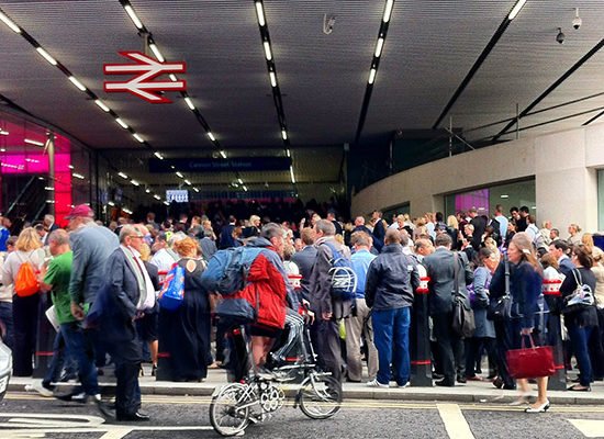 Olympic Station Cannon Street Queuing Entrance