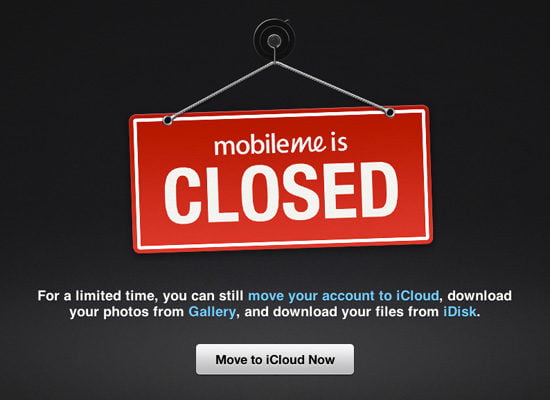 RIP, MobileMe