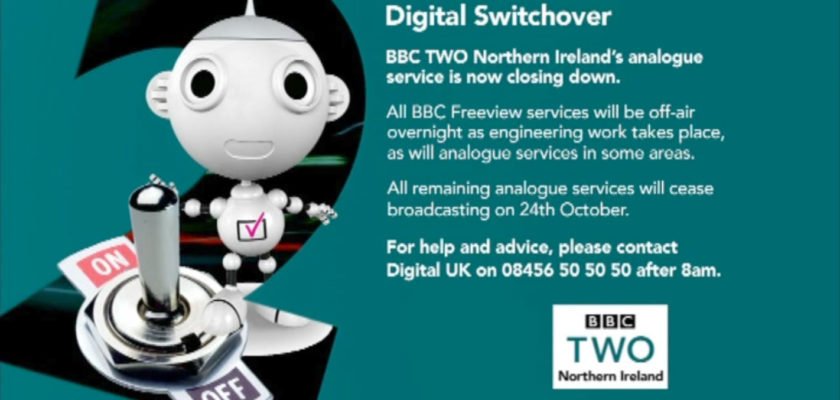 BBC TWO Northern Ireland - Final analogue closedown