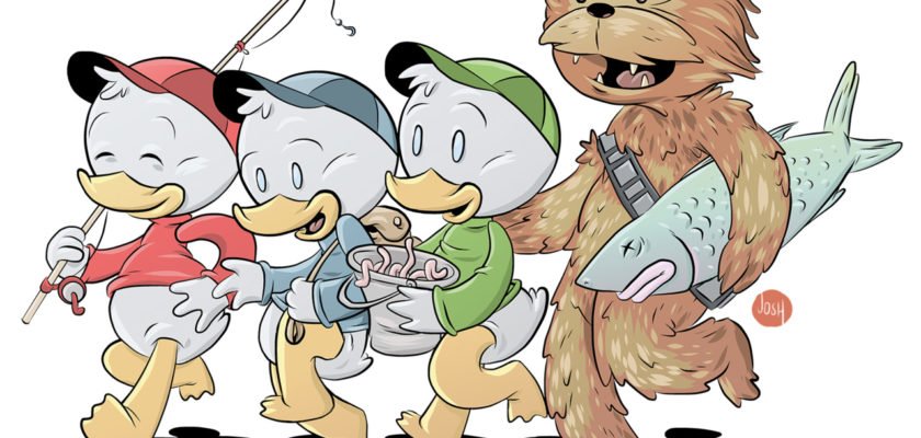 Huey, Dewie, Louie and now… Chewie