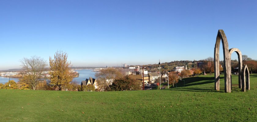 Panorama from Fort Pitt Hill, Rochester