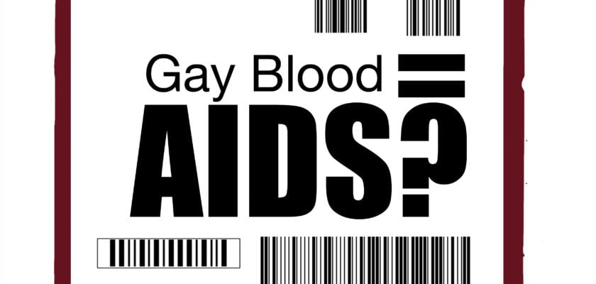 Poster of Protest - Gay Blood